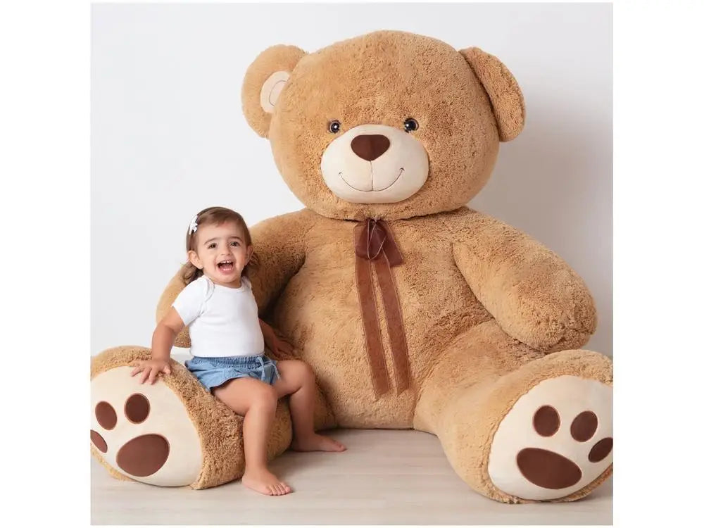 Urso Charles Chic Caramelo, Buba Toys, Multicor, Médio