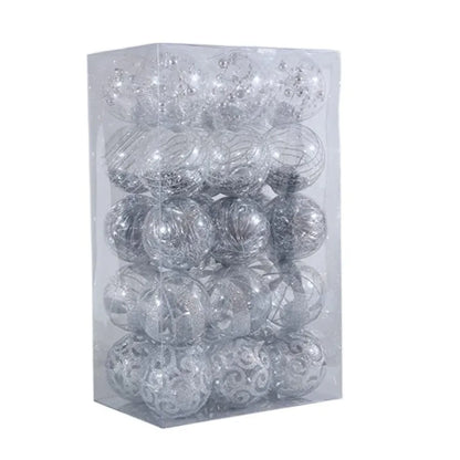 Bola de Natal para Pendurar, Conjunto de 30 Bolas Decorativas de 31cm*12.2 Pol. Natal