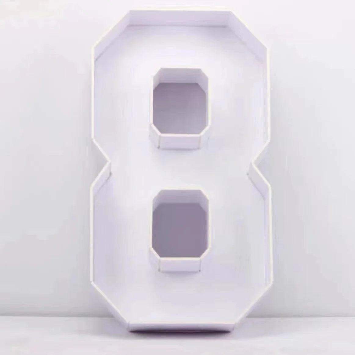 Letras Gigante Moldura para Balão com Números, Mosaico de Balões de 73 cm, Moldura