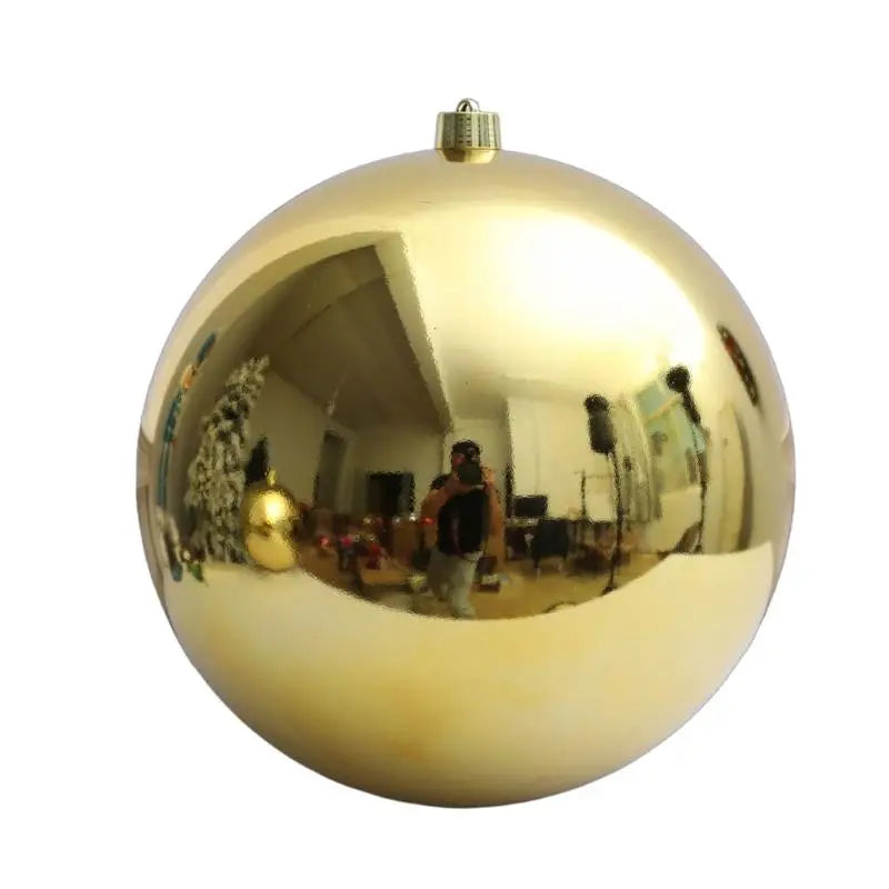 Bola Natal Brilhante para Shopping Center, Bola Decorativa Natal 40cm Brilhante