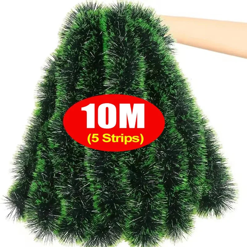 Guirlanda de Natal 2/4/10/30 metros Verde Profundo/Comprido de enfeite de árvore Natal