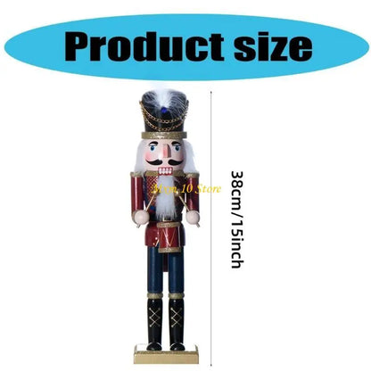 Quebra-nozes de bonecos de quebra-nozes de madeira de 15 polegadas da Store decoração