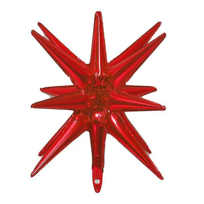 Kit 5 Balão Estrela 14 Pontas Grande 22 Polegadas 67cm. Balão Estrela