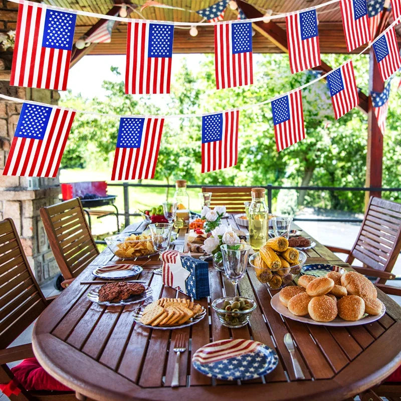 Bandeirinhas Copa do Mundo Americana - 20 peças de bandeiras dos EUA , Esportes