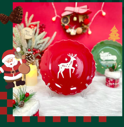 Bule de Chá em Formato de Árvore de Natal (820ml) e Bule de Porcelana Árvore de Natal Decorativo Cerâmica