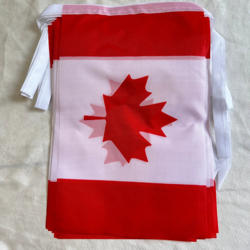 Bandeirinhas Copa do Mundo Bandeira canadense de bandeirinhas canadenses | Bandeira