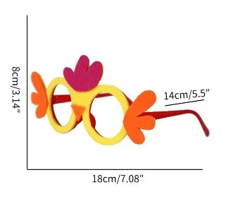 Óculos de orelha de coelho óculos engraçados para festa de Páscoa óculos fofos