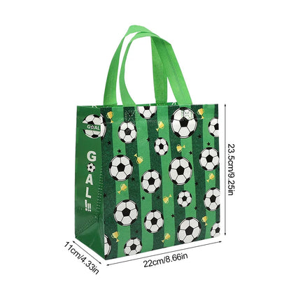 Bolsas Copa do Mundo De Tecido Não Tecido Com Tema Futebol, 5/10 Peças e Embalagem