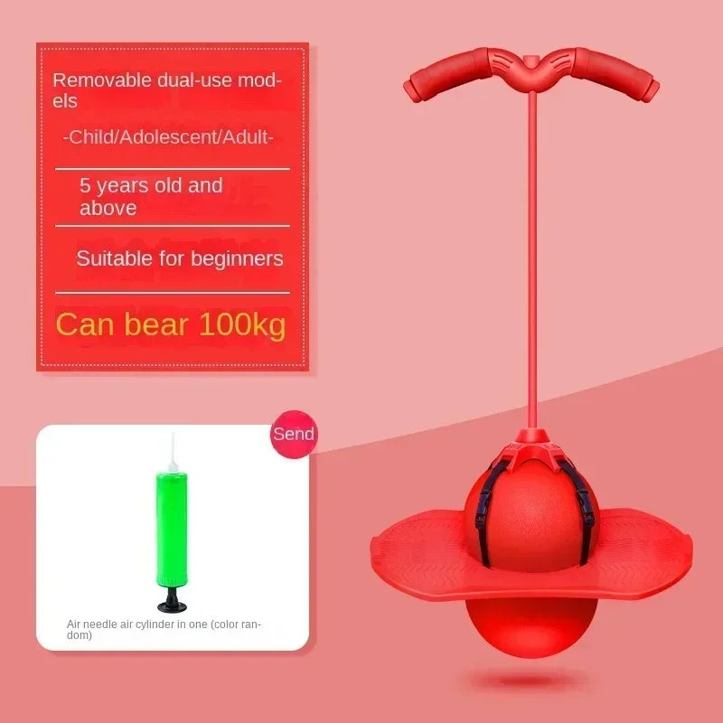 Pogo bola com alça Todas Idades pogo saltando bola meninas pogo vara saltar placa