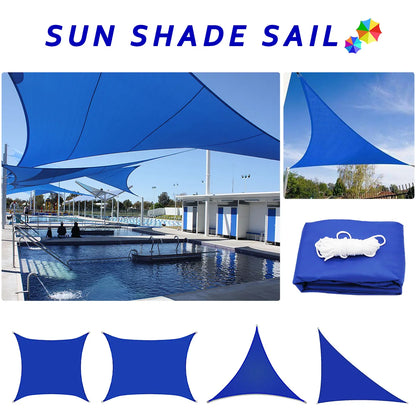 Tela Toldo Sombreamento Solar 3x2m Azul Com Kit Instalação