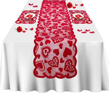 Toalha de mesa para o dia dos namorados, 183x133cm, decoração dia dos namorados