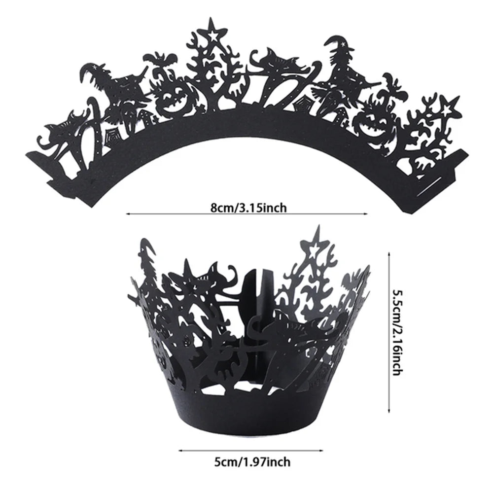 Kit 100 Enfeites p/ Decoração Festa Halloween Dia das Bruxas