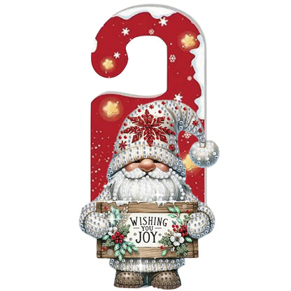 Placa decorativa acrílico presente Natal 1 peça/conjunto suporte para pingente com pedra