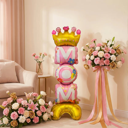 Balão de chão para o Dia das Mães - 2 unidades grandes de 112 cm x 39 cm, decoração