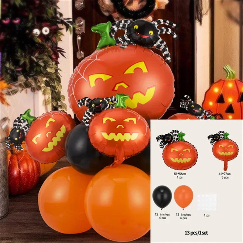 Kit Balões Halloween decoração de festa de Halloween com balões - 12 peças de balões