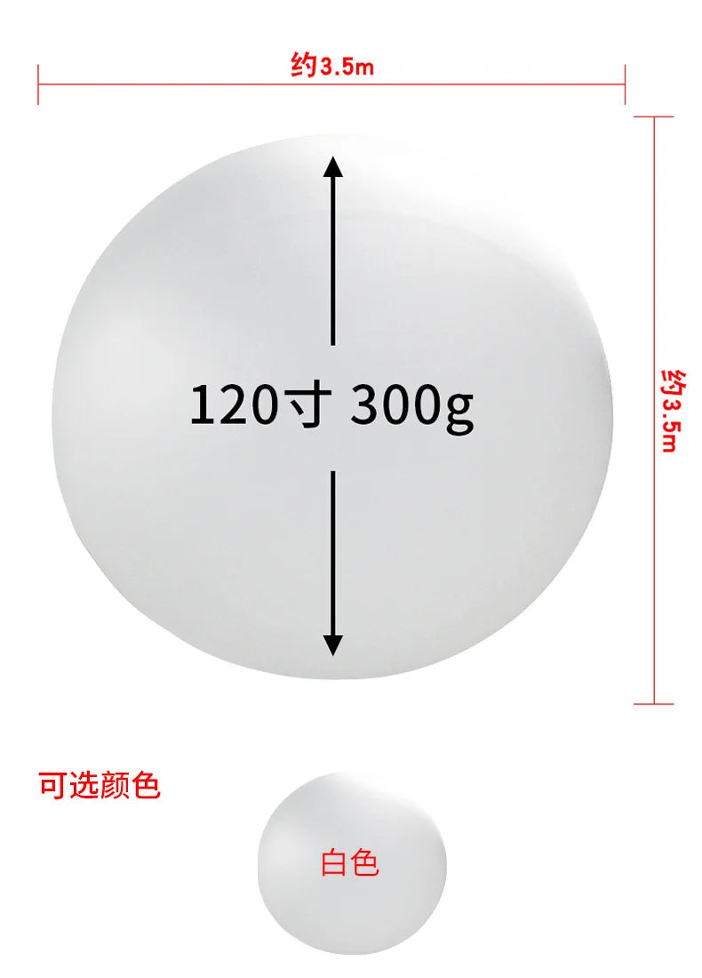 Balão meteorológico profissional Balões gigantes de 120 polegadas Balões decoração