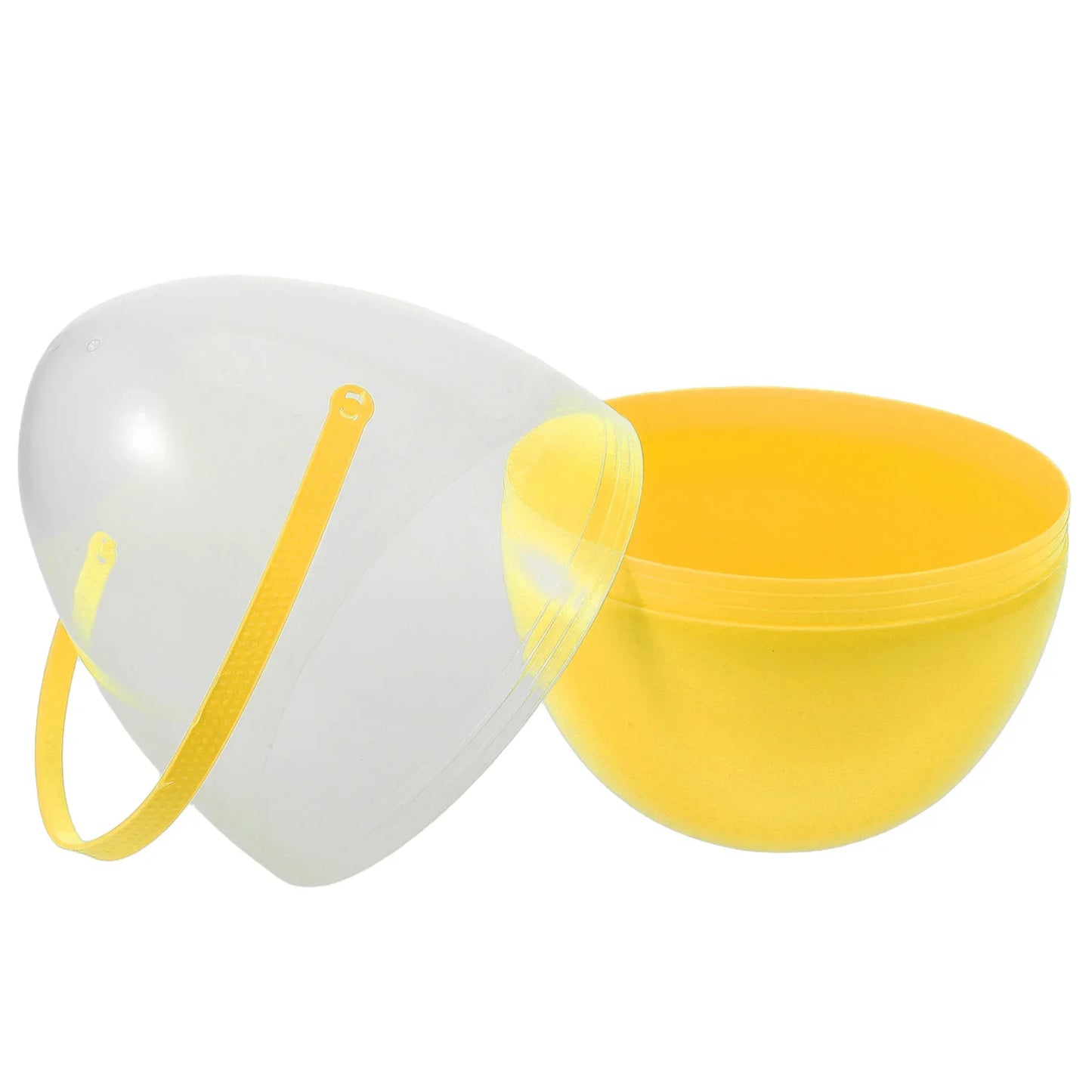 Ovo de Páscoa Plástico 1 Ovos de Páscoa plástico 25,4 cm com alças, cestas grandes ovo