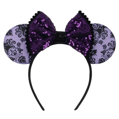 Tiaras Acessórios Disney Conjunto de 1 tiaras com orelhas rato para o Halloween, lantejoulas