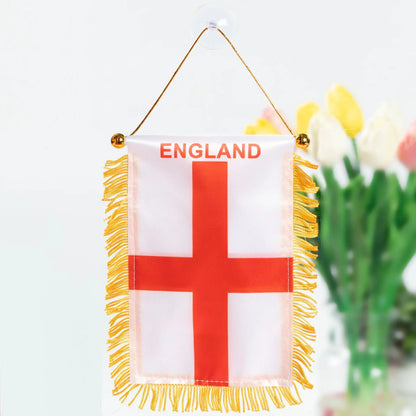 Flamula Mini Bandeira de Brasil Pacote com 1 bandeiras para pendurar janela do Brasil, mini