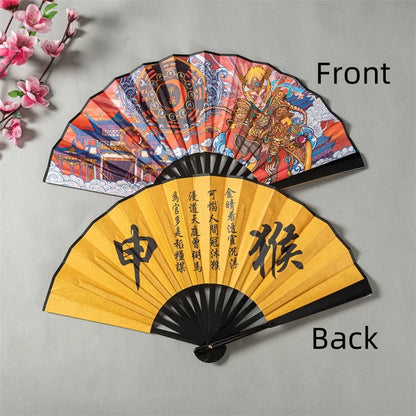 Leque de mão chinês leque dobrável chinês decoração da cultura chinesa decoração retrô