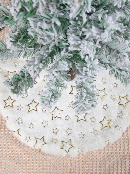 1 Peças Mini Saia para Árvore de Natal Tapete Macio para Árvore de Natal para Decoração