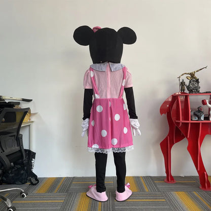 Disney mickey minnie mouse mascote conjunto clássico personagens de desenhos