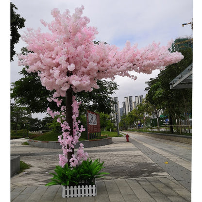 Plantas de simulação artificial árvore decoração árvore falsa hotel shopping center