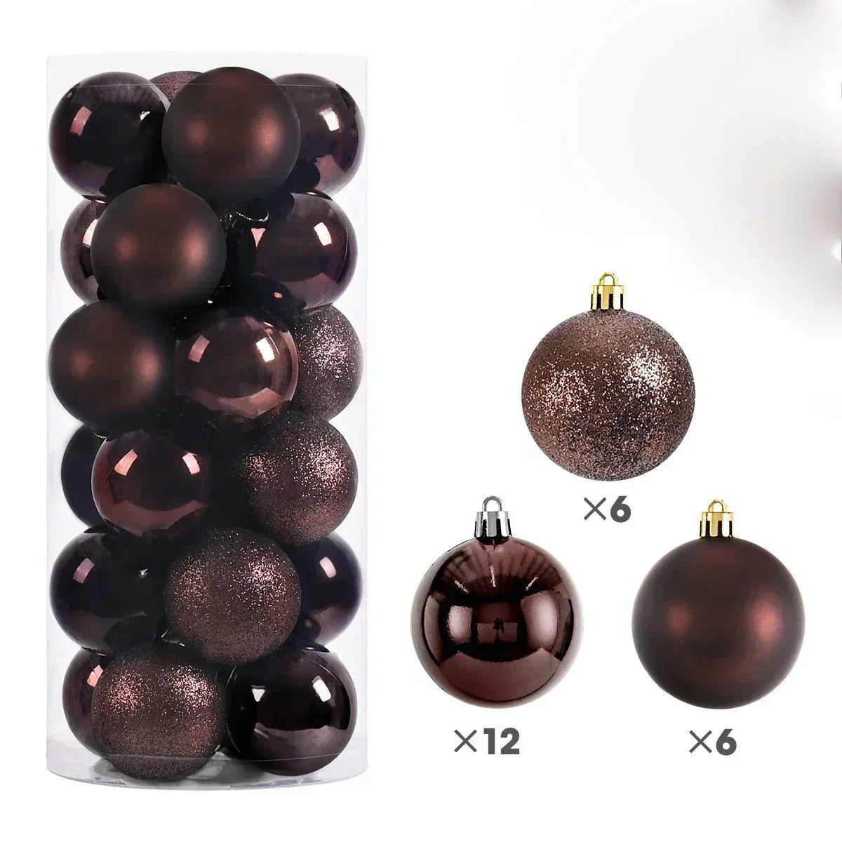 Bola de Natal Glitter Nosso Primeiro Enfeite de Natal bolas de Natal Roxas Decorações Natal