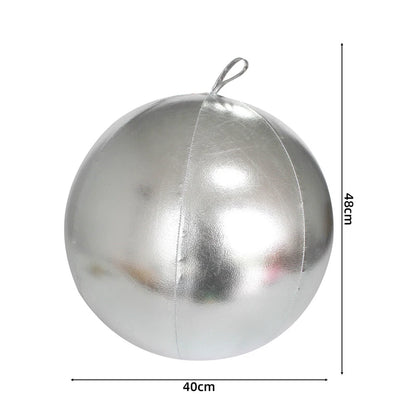Bola de Natal Gigante Inflável para Decoração, Natalinas Coloridas Cenários Fotográficos