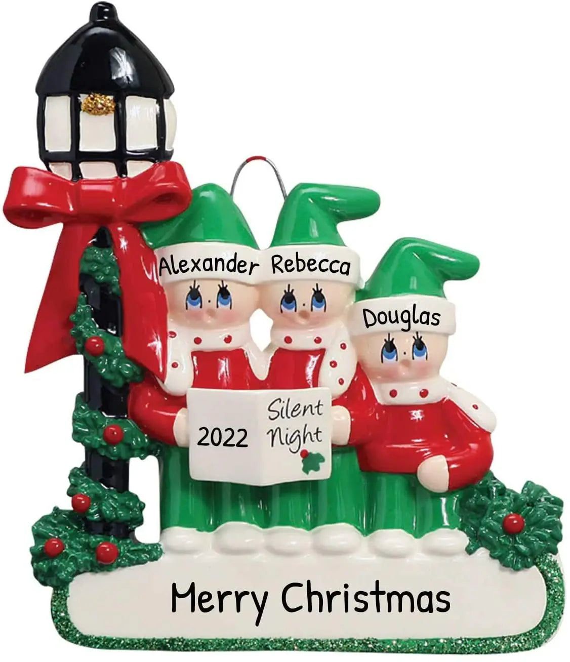 Porta-Retrato Árvore de Natal Enfeite de Natal Personalizado em Formato de Porta-Retrato 7.8cm*7.7cm