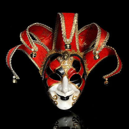 Máscara de baile de máscaras veneziana, máscara facial completa, máscara cosplay