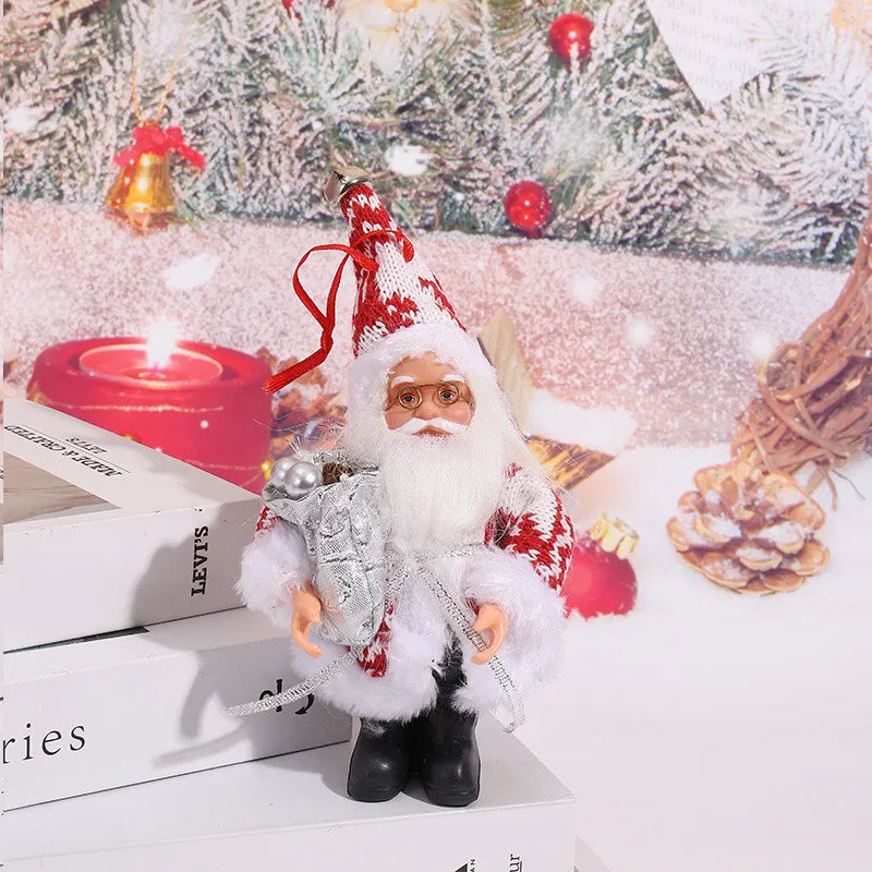 Boneca de Papai Noel, decoração grande de Natal, artesanato, árvore de Natal, ornamentos