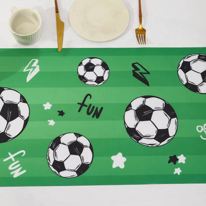 Toalha De Mesa Copa Mundo Futebol, Esportiva Para Chá Bebê, Tema Menino, Decoração