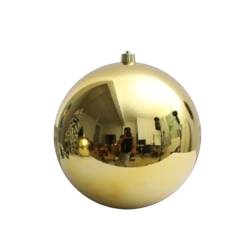 Bola Natal Brilhante para Shopping Center, Bola Decorativa Natal 40cm Brilhante