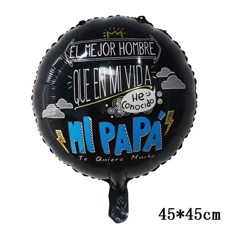 Melhores balões Dia das Mães para o pai, balões para o dia dos pais, balões papel alumínio