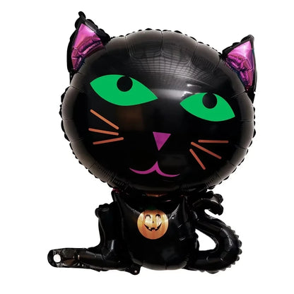 Decoração de festa de Halloween 3D balões decoração abóbora gato balão forma fantasma