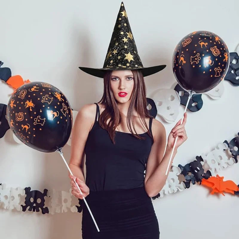 Chapéu de bruxa infantil Melhor presente chapéu de bruxo fantasia de Halloween