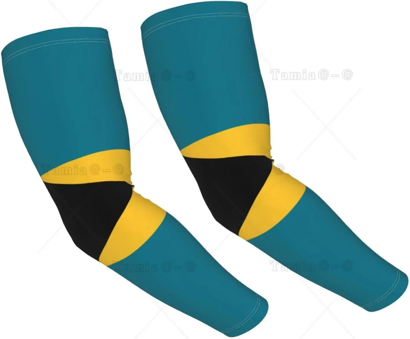 Mangas refrescantes com a bandeira da Brasil, proteção solar, homens e mulheres, ideais