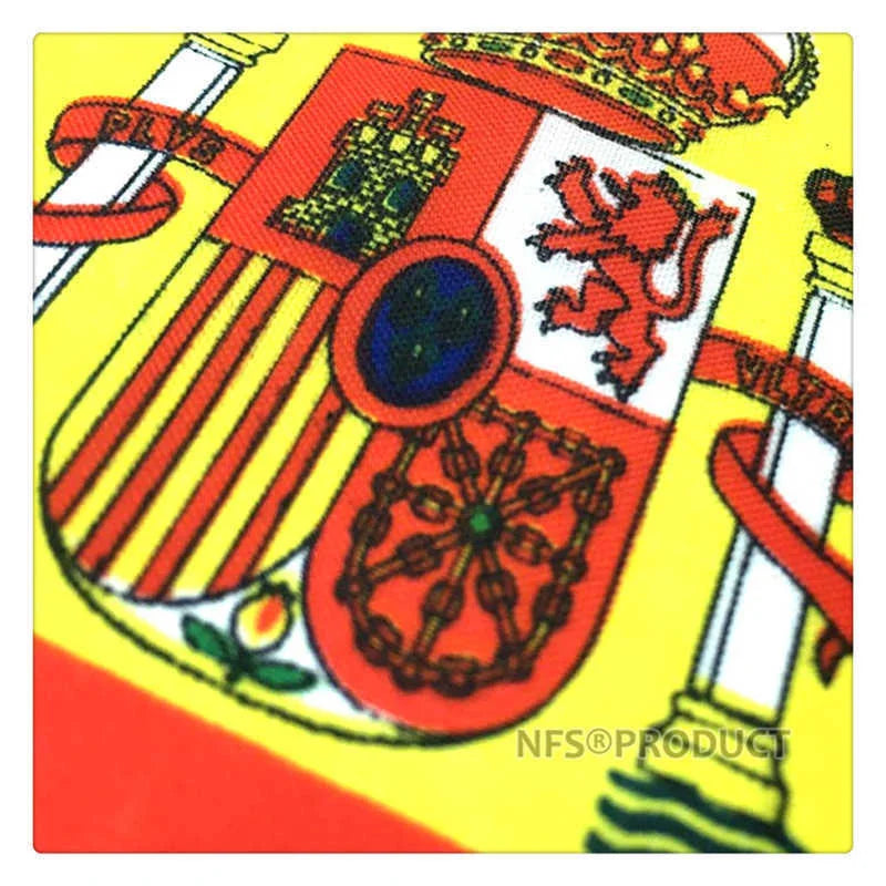 Bandeirinhas Copa do Mundo Pacote com 10 mini bandeiras brancas de bandeira espanhola