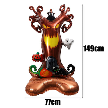 6 Pés Halloween inflável corpo caveira decoração ao ar livre inflável quintal corpo caveira