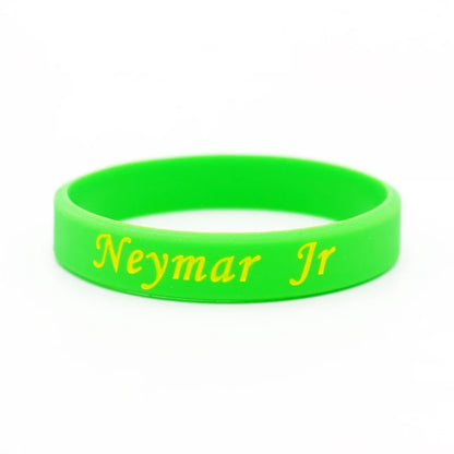 Pulseira de Copa do Mundo Pulseira esportiva silicone futebol futebol motivacional fitness