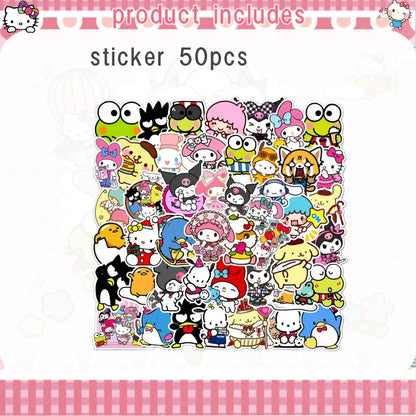 Kit de hello kitty para decoração de festa de aniversário de Kitt - 217 peças, incluindo top