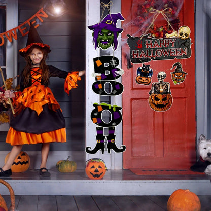 Decoração de Halloween - Conjunto de 1 peças de decoração Halloween castelo fantasma