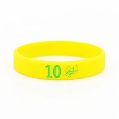 Pulseira de Copa do Mundo Pulseira esportiva silicone futebol futebol motivacional fitness