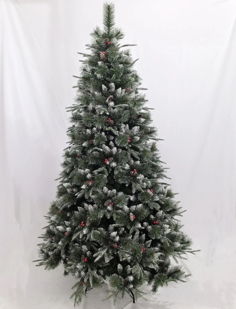 Árvore de Natal, Arvore de Natal 300 cm (2086 Galhos), Árvore de Natal com Base Metal