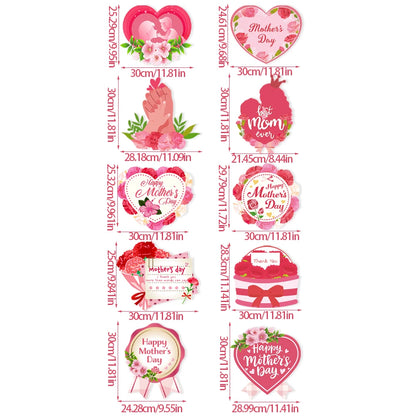 Decoração Teto de Dia das Mães Porta Pendurada Banner Dia das Mãe