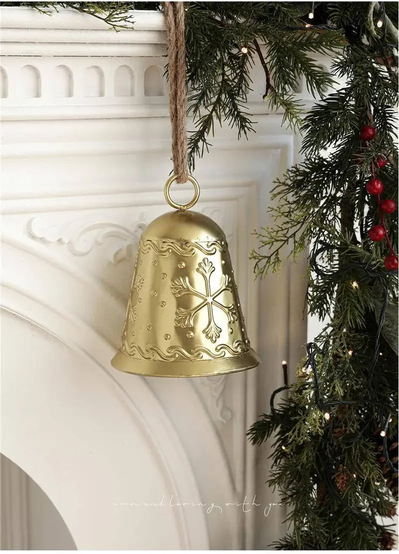 Enfeites De Sino De Natal Decoração de Pendentes, Sinos Decorativos de Natal em Metal