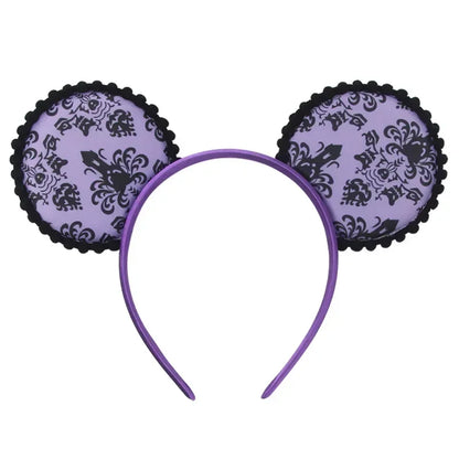 Tiaras Acessórios Disney Conjunto de 1 tiaras com orelhas rato para o Halloween, lantejoulas