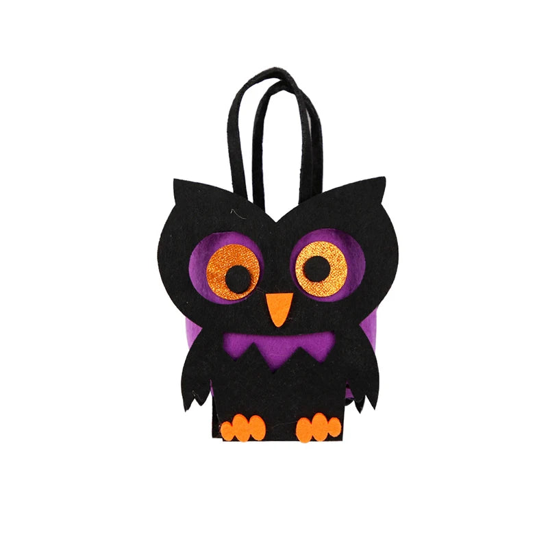 Sacolas de doces de Halloween para crianças - Sacola reutilizável de Halloween adequada