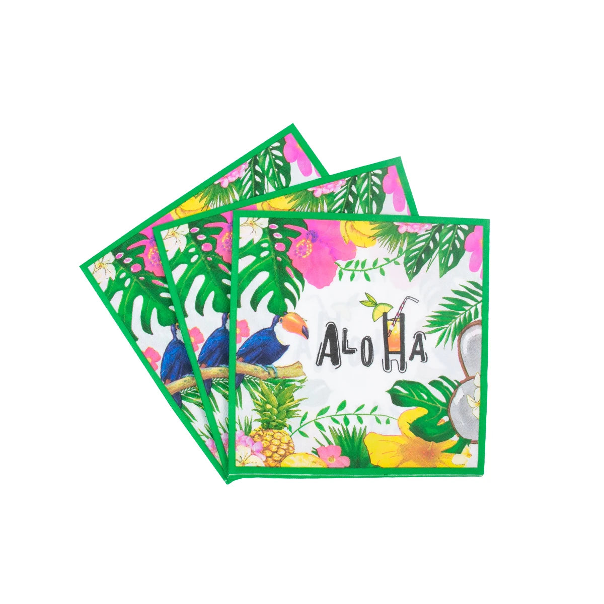 Pacote de decoração de festa havaiana Luau (159 modelos), kit de artigos de festa